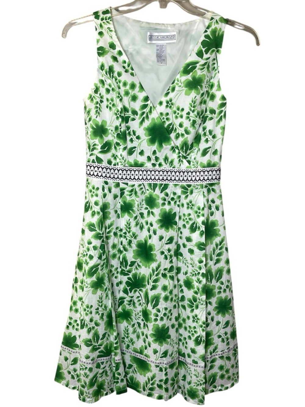 Jessica Howard Vintage Summer Dress Sz 8 - Picture 2 of 4